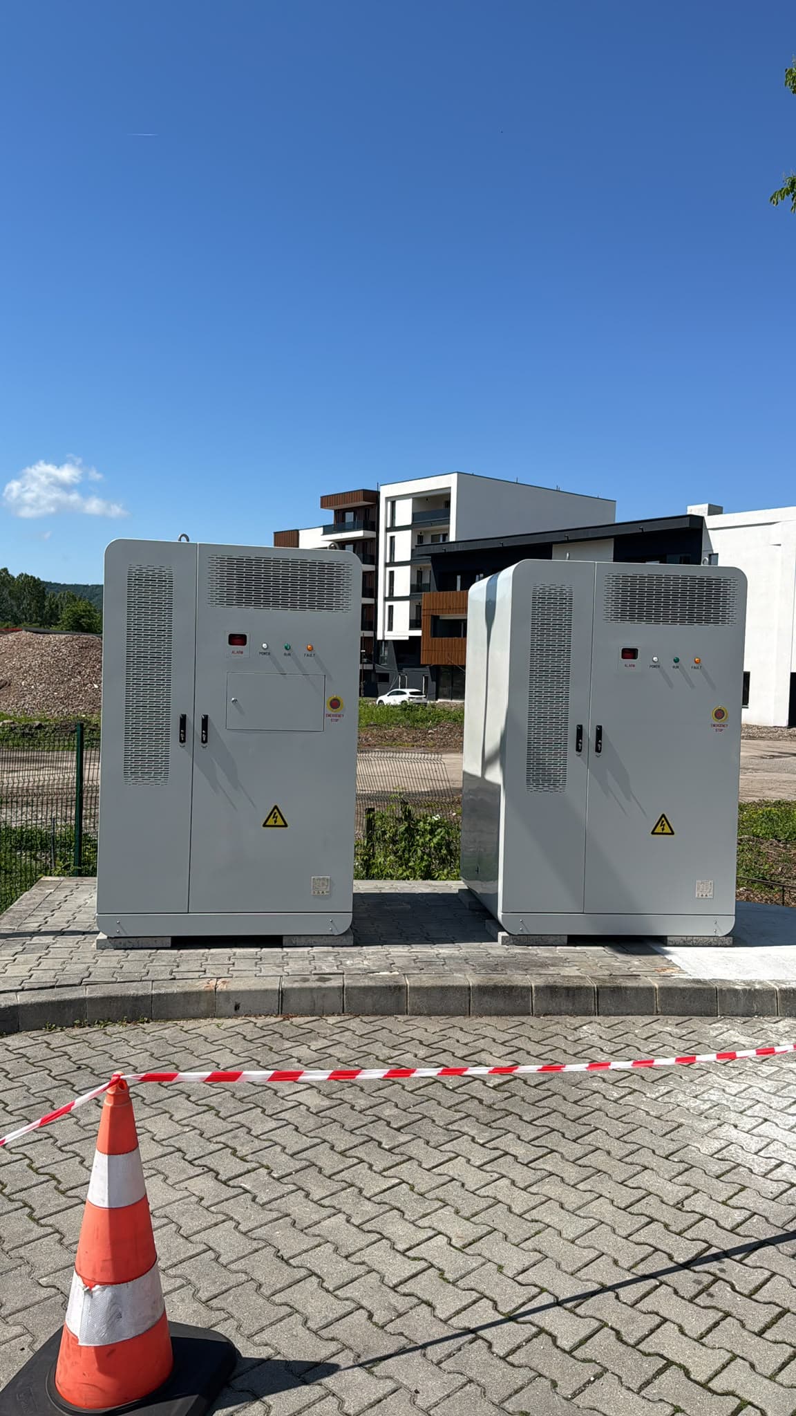 Sistem de stocare industrială instalat